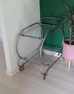 Art Deco Serveertrolley Jaren 30,, Huis en Inrichting, Tafels | Bijzettafels, Ophalen, Minder dan 55 cm, Gebruikt, 60 cm of meer