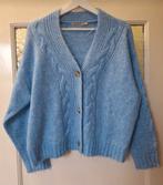 Esqualo damesvest lichtblauw - maat M/L, Ophalen of Verzenden, Zo goed als nieuw, Maat 38/40 (M), Blauw