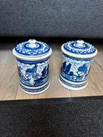Blond Amsterdam delftsblauw Voorraadpotten, Antiek en Kunst, Antiek | Keramiek en Aardewerk, Ophalen