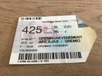 Ticket kaartje Ajax v Gremio 1997 opening Arena, Ophalen of Verzenden, Zo goed als nieuw, Ajax, Overige typen