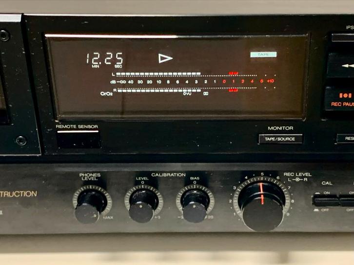 Akai GX-75MKII Cassettedeck - Topklasse!, Audio, Tv en Foto, Cassettedecks, Enkel, Akai, Tape counter, Ophalen of Verzenden