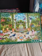 Falcon Butterfly Conservatory Puzzel 1000 Stukjes, Ophalen of Verzenden, 500 t/m 1500 stukjes, Zo goed als nieuw, Legpuzzel