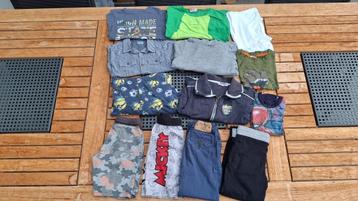 Jongens kledingpakket 104 – 13 st groot kleding pakket beschikbaar voor biedingen