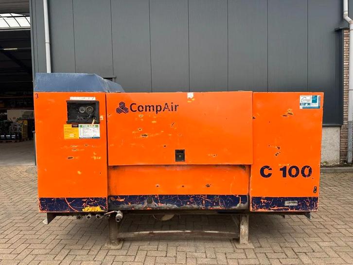 Compair C100 Mercedes OM 364 A 10.5 m3 / min 77 kW 7 Bar Sil, Zakelijke goederen, Machines en Bouw | Pompen en Compressoren, Ophalen of Verzenden