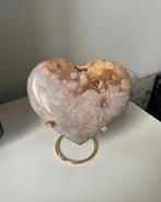 Groot roze amethist hart kristal, Verzamelen, Mineralen en Fossielen, Ophalen of Verzenden, Mineraal