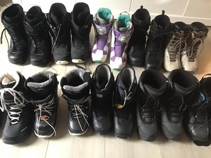 Verkoop uit een partij van 10 paar snowboardschoenen, Sport en Fitness, Snowboarden, Gebruikt, Schoenen, Ophalen of Verzenden