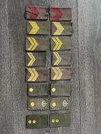 Setje rangen kl, Verzamelen, Militaria | Algemeen, Ophalen of Verzenden, Landmacht, Nederland, Embleem of Badge
