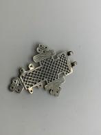 Z120 Prachtige zilveren kruis hanger, Ophalen of Verzenden, Zilver, Hanger