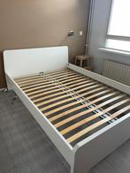 Te koop bed Askvoll IKEA 140x200cm, Huis en Inrichting, Slaapkamer | Bedden, Gebruikt, 140 cm, Wit, Hout