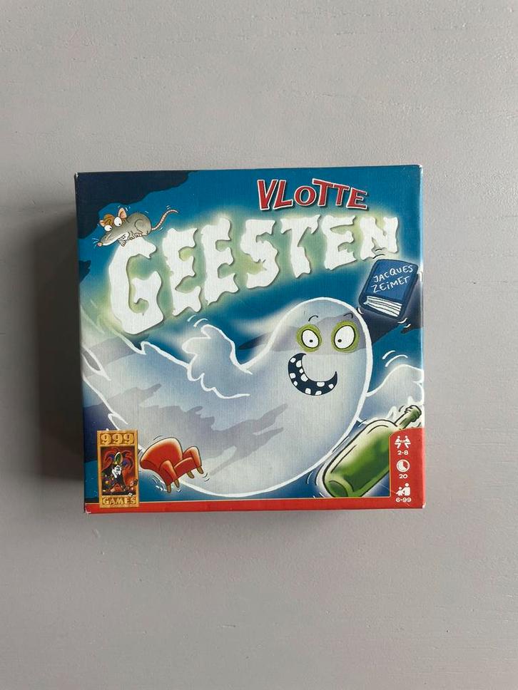 Vlotte geesten, Hobby en Vrije tijd, Gezelschapsspellen | Kaartspellen, Zo goed als nieuw, Een of twee spelers, Drie of vier spelers