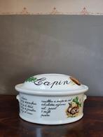 Franse Pillivuyt Terrine de Lapin, Ophalen of Verzenden