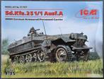 ICM 1:35 #35101 WWII German Sd.Kfz.251/1 Ausf.A Halftrack, Hobby en Vrije tijd, Modelbouw | Auto's en Voertuigen, Overige merken