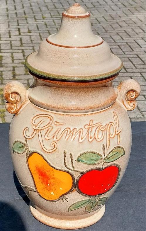 Mooie Rumtopf aardewerk, Antiek en Kunst, Antiek | Keramiek en Aardewerk, Ophalen of Verzenden