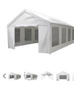 Partytent 8 x 4 te huur, Hobby en Vrije tijd, Feestartikelen | Verhuur, Ophalen, Gebruikt, Overige
