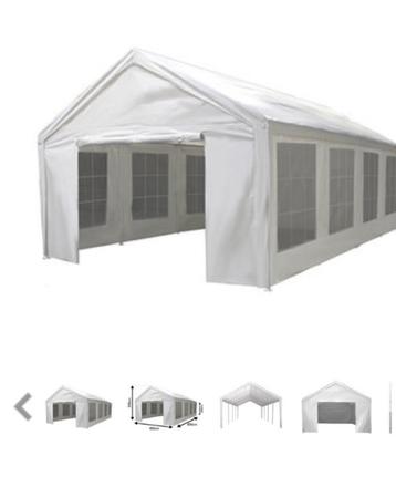 Partytent 8 x 4 te huur beschikbaar voor biedingen