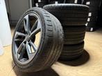 18 Inch originele Audi A4 velgen + winterbanden, Auto-onderdelen, Ophalen, Banden en Velgen, NVT, Winterbanden