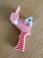 Nieuw/kleine lichtroze plakbandhouder/tape, Ophalen of Verzenden, Nieuw