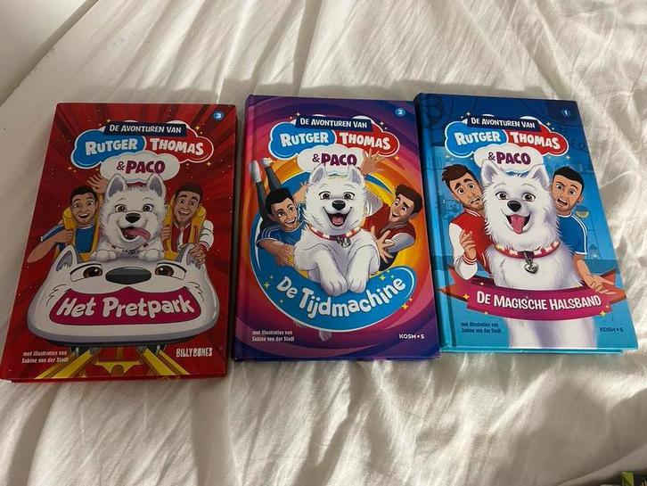 Rutger Thomas & Paco - 3 Boeken, Boeken, Kinderboeken | Jeugd | onder 10 jaar, Zo goed als nieuw, Fictie algemeen, Ophalen of Verzenden