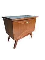 Nachtkastje Teak Formica Louis Van Teeffelen '5, Ophalen, Minder dan 45 cm, ., .