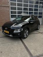 Hyundai Kona 1.0 T-GDI Premium,NAVI,CRUISE,CLIMAT,18INCH,CAM, Gebruikt, Leder en Stof, Zwart, Handgeschakeld