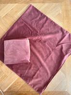 2x kussenhoes velvet oud roze 60x60cm, Huis en Inrichting, Woonaccessoires | Kussens, Ophalen of Verzenden, Zo goed als nieuw