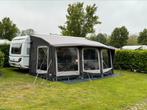 Tabbert Vivaldi 560 TDL 2015, Caravans en Kamperen, Vast bed, Uitbouw voortent, Rondzit, Tabbert