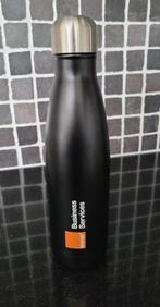 Waterfles 500ml - 0,5L, zwart, mat met logo, NIEUW., Ophalen of Verzenden, Nieuw