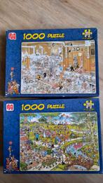 2 JVH puzzels, De Keuken en Het Park., Hobby en Vrije tijd, Denksport en Puzzels, Ophalen, 500 t/m 1500 stukjes, Gebruikt