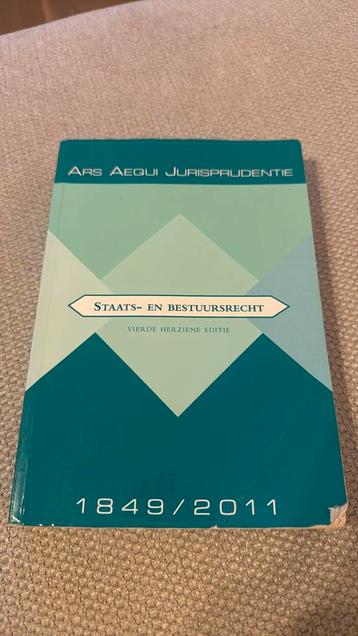 Jurisprudentie staats- en bestuursrecht 4e editie beschikbaar voor biedingen