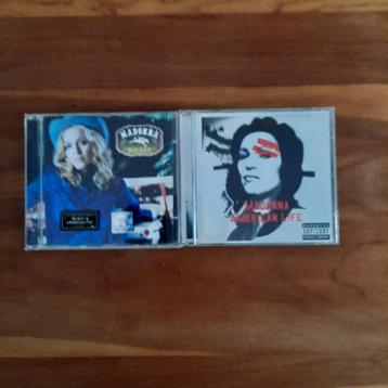 2 x CD Madonna Music en American Life beschikbaar voor biedingen