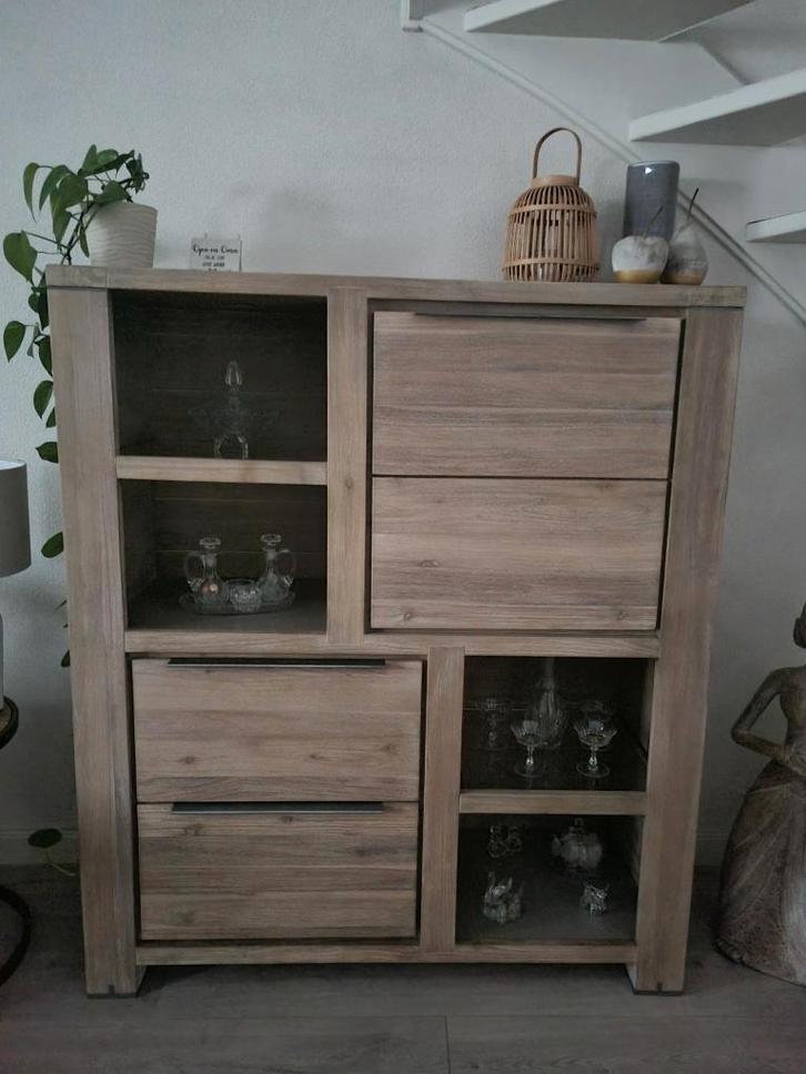 Meubelset van massief acaciahout, Huis en Inrichting, Complete inboedels, Ophalen