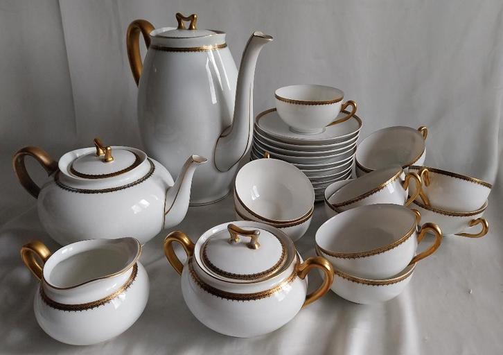 Servies - Paul Muller Selb - Bavaria- 1925, Antiek en Kunst, Antiek | Servies compleet, Ophalen