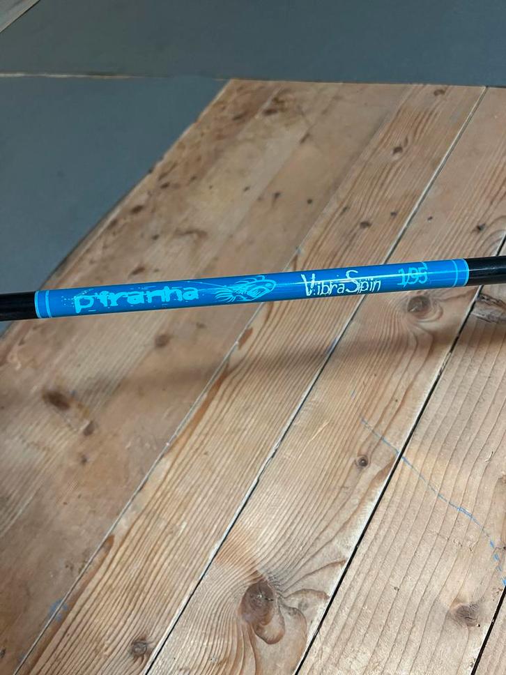 Hengel en Molen - Piranha Vibra Spin 1/95, Watersport en Boten, Hengelsport | Karpervissen, Gebruikt, Complete set, Ophalen