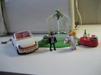 playmobil playmobil bruidspaar bij prieel met auto, Kinderen en Baby's, Ophalen of Verzenden, Zo goed als nieuw