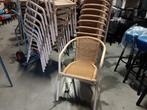 Horeca terras stoelen - terrasstoelen, Gebruikt, Stapelbaar, Ophalen, Aluminium