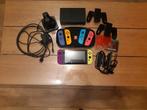 Nintendo switch plus extra controlers en games., Ophalen, Switch Original, Met 3 controllers of meer, Gebruikt