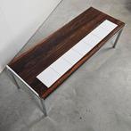 Vintage salontafel palissander chroom, Ophalen of Verzenden, Huis en Inrichting