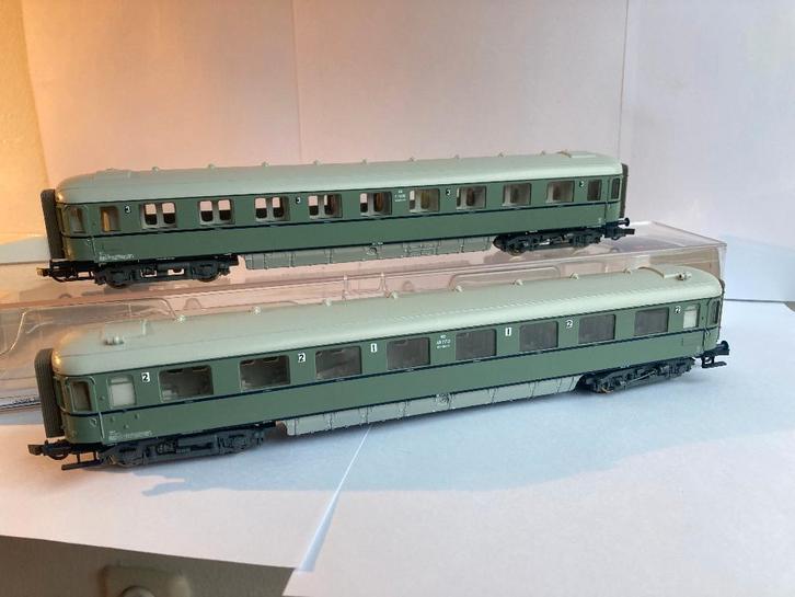 Roco plan D rijtuigen nr. 64996 en nr. 64997, Hobby en Vrije tijd, Modeltreinen | H0, Zo goed als nieuw, Wagon, Gelijkstroom, Roco