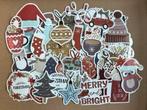 Kerst, mutsen, sokken, lichtjes stickers, Hobby en Vrije tijd, Stickers en Plaatjes, Nieuw, Ophalen of Verzenden