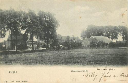 (304-032-003) Strijen Stoomgraanmalerij, Verzamelen, Ansichtkaarten | Nederland, Zuid-Holland, Verzenden