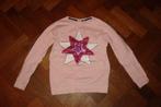 Kerstmis foute kersttrui sweater, roze ster glitter, mt 158, Kerst, Meisje, Trui of Vest, Ophalen of Verzenden