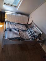 2 persoons bed, verstelbare bedbodems, 2 x 90 x 200 cm, Ophalen, Gebruikt, 90 cm, Tweepersoons