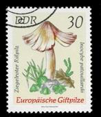 postzegel 1618 DDR paddenstoel Giftige Vezelkop, Ophalen of Verzenden, DDR, Gestempeld