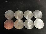 8 Zilveren tientjes (Juliana), Postzegels en Munten, Munten | Nederland, Koningin Juliana, Setje, Zilver, Ophalen of Verzenden
