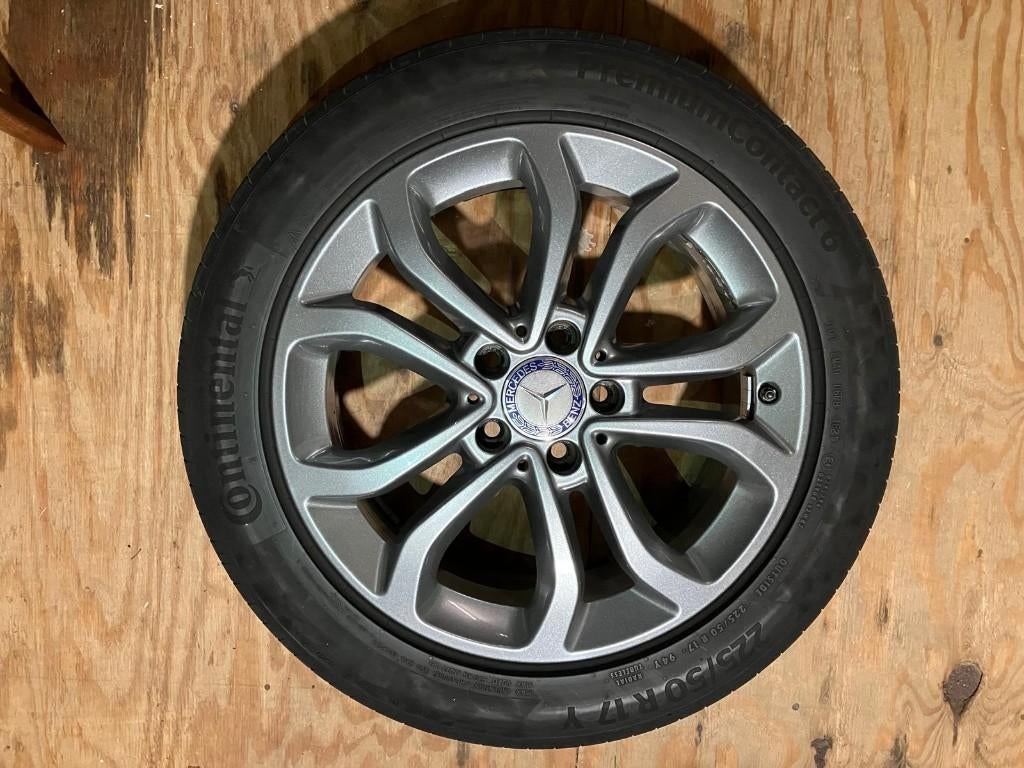 Wielen set origineel Mercedes 17inch, Ophalen, Banden en Velgen, Nieuw, 17 inch