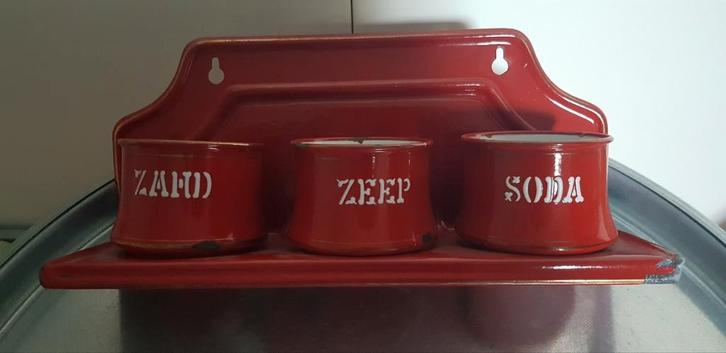 Emaille zand zeep soda antiek retro vintage grootmoedertijd, Antiek en Kunst, Antiek | Emaille, Ophalen of Verzenden