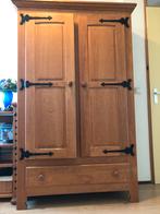 Eiken linnenkast type Oisterwijk, Huis en Inrichting, Kasten | Kledingkasten, Ophalen, 100 tot 150 cm, Eikenhout, 150 tot 200 cm