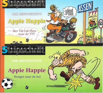 Appie Happie van Dik Bruynesteyn Stripschrift A16/17 +A18/19 beschikbaar voor biedingen
