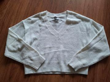 H&M Divided gebroken wit trui kort model S beschikbaar voor biedingen
