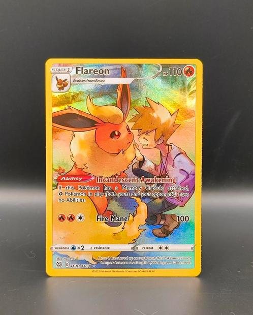 Flareon BRS TG01, Hobby en Vrije tijd, Verzamelkaartspellen | Pokémon, Zo goed als nieuw, Meerdere kaarten, Ophalen of Verzenden